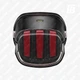 Ліхтар задній 02 для мотоциклів Harley-Davidson LED чорний корпус (червоний) - зображення 2