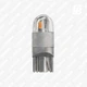 Лампа LED цоколь T10 (W3W W5W бесцокольная) с линзой 12 В SMD 3030*02 (оранжевый) - изображение 2