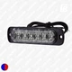 Сигнальный фонарь (огонь) со стробоскопом (мигалка) светодиодный (LED) тонкий 12x3 см SMD*06 (синий + красный) - изображение 1