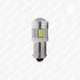 Лампа LED цоколь BA9s (T4W H5W без смещения) с линзой 12 В SMD 5630*06 (белый) - изображение 2