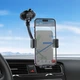 Автодержатель для телефона Hoco H38 Cheetah car holder (windshield) Black (6942007617208) - изображение 8