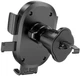 Автодержатель для телефона Hoco H18 Mighty one-button car holder (air outlet) Black (6942007601573) - изображение 4