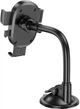Автодержатель для телефона Hoco H20 Mighty one-button car holder (windshield) Black (6942007601597) - изображение 3