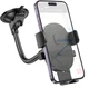 Автодержатель для телефона Hoco H20 Mighty one-button car holder (windshield) Black (6942007601597) - изображение 4