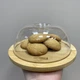 Блюдо-сырница бамбуковое с акриловой крышкой 19,5*19,5*8 см Eurogold 7016102487 - изображение 3