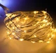 Гірлянда світлодіодна НА БАТАРЕЙКАХ 4 м 80 діодів LED , жовтий колір - зображення 2
