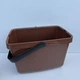 Ведро пластиковое для уборки 36х23х24 см R plastik 25003 коричневое - изображение 1
