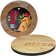 Дошка кухонна для піци бамбукова 30 см "Pizza" S&T 8843 - зображення 1