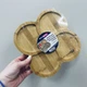 Доска для подачи блюд бамбуковая 4 секции 22х22х1,5 см. Eurogold 7112901415 - изображение 2