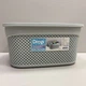 Корзина пластиковая с крышкой 33*24*16,5 см 9 л Ucsan Plastik М-1164 серая - изображение 1