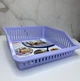Лоток с ручкой в холодильник Irak plastik 29 x 26 х 8.5 см 4,85 л широкий ВА-680 Фиолетовый - изображение 3