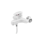 Смеситель для ванны Plamix CEZAR-009 EURO SET White, со шлангом, лейкой и кронштейном (PM0692) - изображение 6
