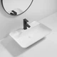 Раковина накладная Mixxus Premium BEVEL-0203 600х405х120mm с отверстием под смеситель (MP6513) - изображение 2