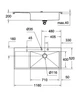 Мийка кухонна Grohe EX Sink K1000 (подвійне крило зліва) (31582SD0) ( 12829 ) - изображение 3