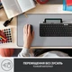 Килимок для мишки Logitech Desk Mat Studio Series Mid Grey (956-000052) - зображення 5