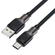 Кабель USB 2.0 AM-Type-C M, 1,2 м, 60W silicone braid C10-04 Acefast - изображение 3