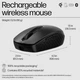 Мишка бездротова HP 690 Rechargeable Bluetooth, 7 кн., up to 4000 dpi чорна - изображение 2