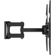 Кронштейн для ТВ AGN AGN70-442P з поворотом/два коліна/32"-70"/40 кг/max.VESA 400x400/Black - изображение 10