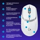 Мышка Logitech G309 Lightspeed Wireless/Bluetooth White (910-007207) - изображение 8