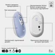 Мышка Logitech POP Mouse With Emoji Bluetooth Lilac (910-007414) - изображение 8