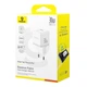 МЗП Baseus Palm Fast Charger C+U 30W EU White - зображення 2