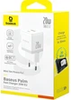 СЗУ Baseus Palm Fast Charger C+U 20W EU White - изображение 2