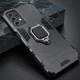 Захисний бампер IronMan для Samsung A13 з кільцем-тримачем Чорний - зображення 1