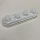 Форма для льда и фруктов пластиковая 26*7*5,5 см. Titiz Plastik AP-9510 прозрачный с розовым - изображение 2