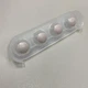 Форма для льда и фруктов пластиковая 26*7*5,5 см. Titiz Plastik AP-9510 прозрачный с розовым - изображение 3