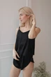 Пижама женская шорты и майка Vanessa L-XL черный - изображение 1