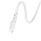 Кабель HOCO X97 Crystal color silicone charging data cable iP white (6931474799791) - изображение 3