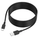 Кабель BOROFONE BX113 Lenny silicone charging data cable Type-C(L=3M) Black (6941991115554) - зображення 5