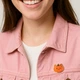 Брошь-значок BROCHE бижутерия Хэллоуин Кот-тыква оранжевая BRGV114956 - изображение 3