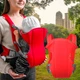 Рюкзак слинг сумка кенгуру для переноски ребенка Baby Carriers Красный - изображение 2