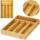 Organizer na sztućce Springos bambusowy 35x25 cm (5907719443188) - obraz 9