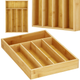 Organizer na sztućce Springos bambusowy 35x25 cm (5907719443188) - obraz 10