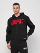 Толстовка на молнии мужская UFC UFCYE35069 M Черная (3609088137928) - изображение 1