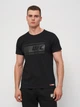 Футболка хлопковая длинная мужская UFC UFCYE35044 S Черная (3609088135122) - изображение 1