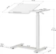 Приставной мобильный столик с регулировкой высоты Hommex Mobidesk Duo USB White (TH-010-2 White) - изображение 3