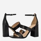 Женские босоножки кожаные Calvin Klein 600745072 39 24.5 см Черные (1159837688) - изображение 3