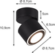 Reflektor punktowy Taurus LED Ceiling 652910132 9 cm Czarny (4017807473650) - obraz 3