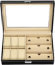 Шкатулка для годинників Springos HA1060 чорна 33 x 20 x 8 см (5907719433318) - зображення 6