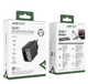 Зарядний блок живлення Type-C+USB ACEFAST A98 GaN 30 W 3 A чорний - зображення 2