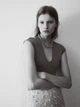 Боди-блуза женская H&M 1212637003c28 S Коричневая (1000000050241) - изображение 3