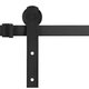 System do drzwi przesuwnych Springos 183 cm prowadnica, do 100 kg, stal HA5009 (5907719429526) - obraz 7
