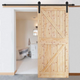 System do drzwi przesuwnych Springos 183 cm prowadnica, do 100 kg, stal HA5009 (5907719429526) - obraz 16