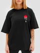 Футболка женская оверсайз Dubhumans Тень дракона Черный XL-2XL (SD-TWO-B-XL2XL) - изображение 3