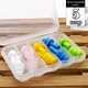 Беруші силіконові бервуха в пластиковому кейсі 5 пар Silicone Earplugs Multicolor - зображення 1
