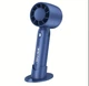 Портативний ручний міні вентилятор з підставкою та з USB заряджанням, кишеньковий на акумуляторі, синій - изображение 1