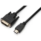 Кабель Prologix Premium HDMI - DVI V 1.3 (M/M), Single Link, 18+1, 0.5 м, Black (PR-HDMI-DVI-P-01-30-05m) - зображення 1